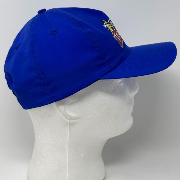 Vintage Planters Trail Mix Hat Baseball Cap Peanuts Snack Hiking Snapback Blue - Picture 7 of 9